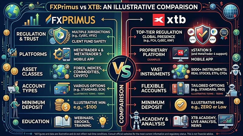 FXPrimus vs XTB